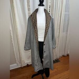 Piplette by‎ Alice Ritter Trench Coat with Star Print Lining - Urban Outfitters